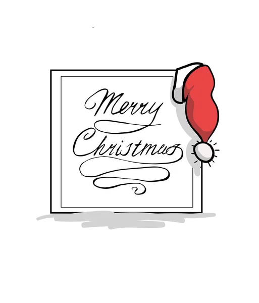 Neşeli Noel tebrik kartı