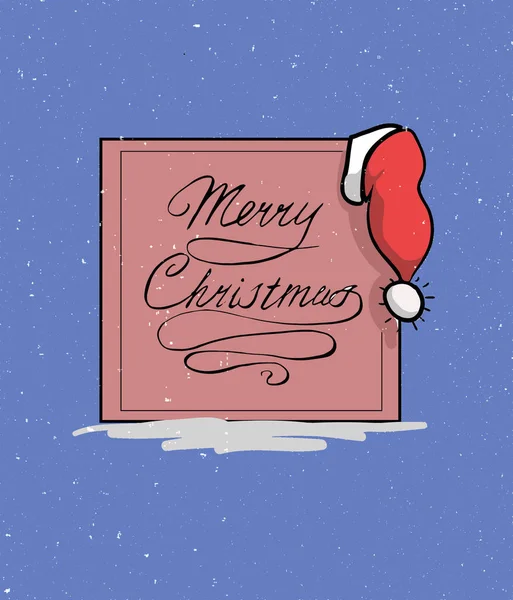 Greetings card with Merry Christmas — Stock Photo, Image