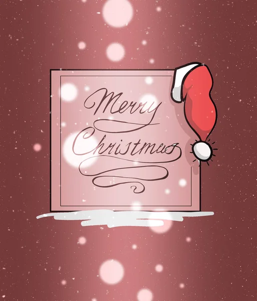 Neşeli Noel tebrik kartı