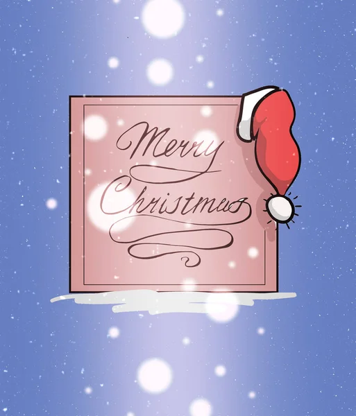 Neşeli Noel tebrik kartı