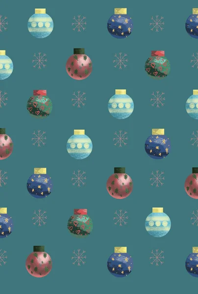 resimde Noel topları