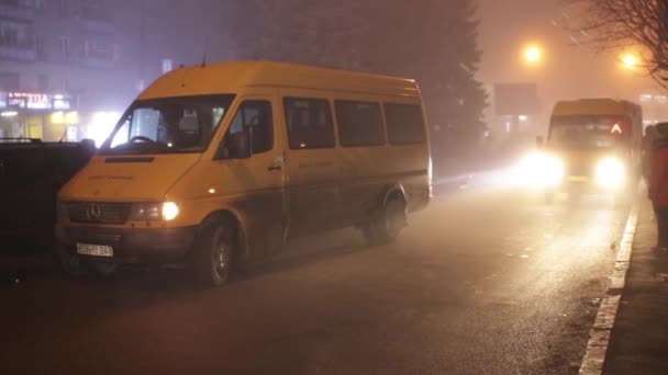 Ukraine Dnipro Dnepr Polizei Untersucht Dramatischen Tödlichen Autounfall Szene Toronto — Stockvideo