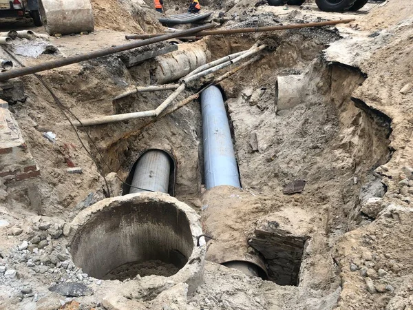 Ukrayna, Kiev 'deki Saxagan Sokağı' nın onarımı - 2019