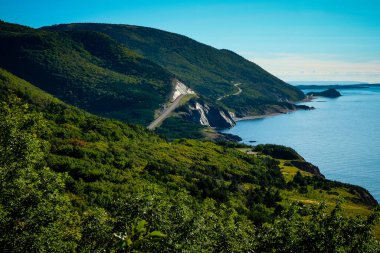 Cabot Trail - Top scenic road in Cape Breton, Nova Scotia clipart