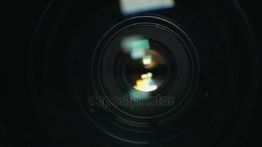 Kamera Lens yansıması. Renkli Lens Flare