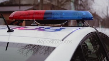 Polis gün yanıp sönen ışıklar
