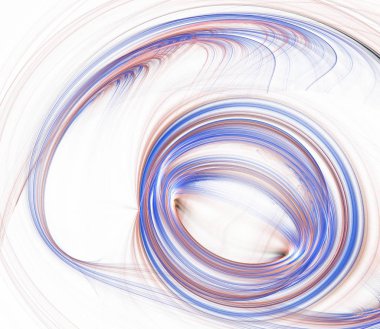 Soyut fraktal arka plan oval şekil