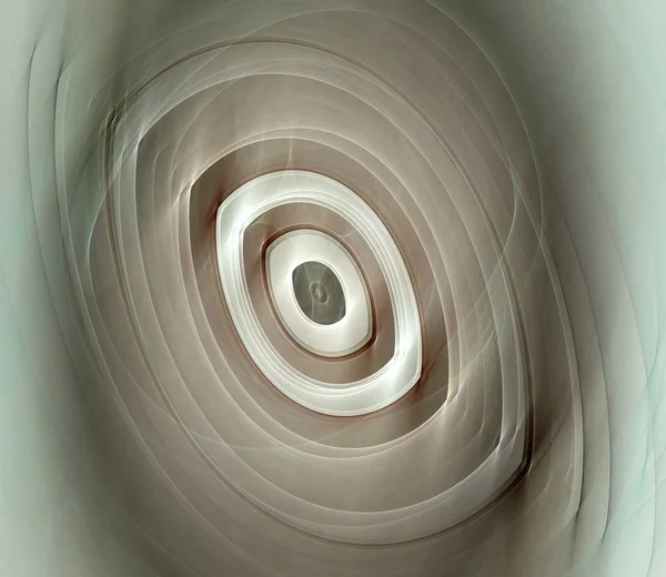 Абстрактная фрактальная овальная форма — стоковое фото