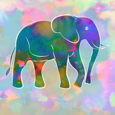 Mutlu Holi renkli arka plan. Parlak renkler. Hint tatil