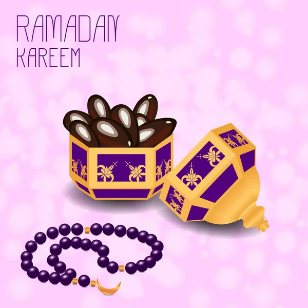 Ramadan Kareem. Concept de vacances islamiques — Image vectorielle
