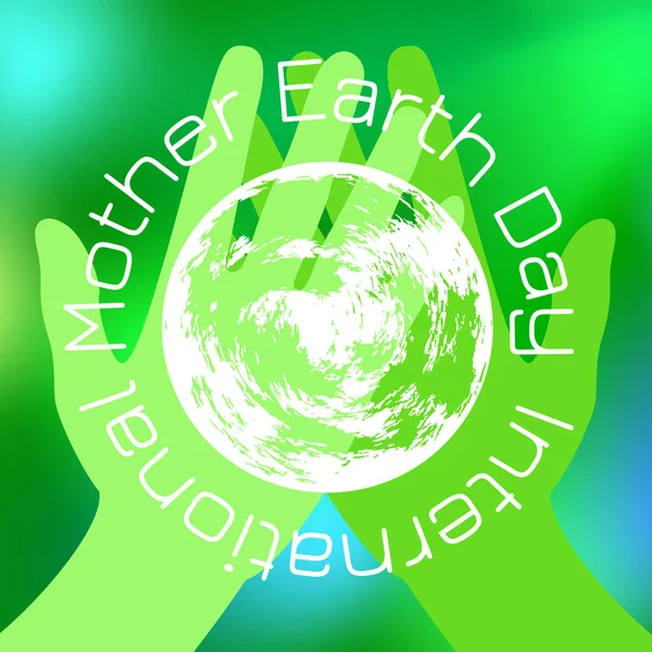 Международный день Матери-Земли — стоковый вектор