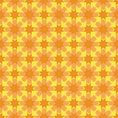 Arabesk geometrik sorunsuz çiçek desenli.