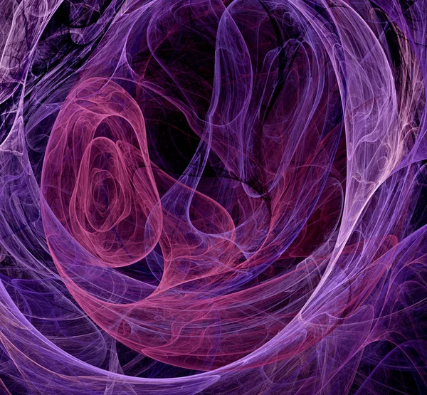 Fundo fractal abstrato entrelaçamento bizarro de linhas e cores . — Fotografia de Stock