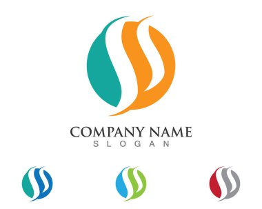 Yangın alev logo vektör simgeler ve şablon