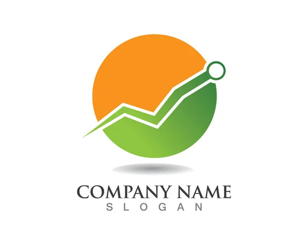 Business Finance Logo - Vektor-Konzept Illustration — Stockvektor