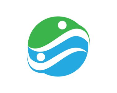 Sağlık sembol simge logo tasarım şablonu