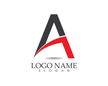 Bir Harf Logosu İş Şablonu Vektör simgesi