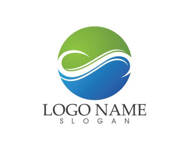 Sonsuzluk logosu ve sembol şablonu