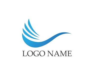 Deniz veya okyanus dalgaları, mavi su, sıçrama ve fırtına, vektör illüstrasyon