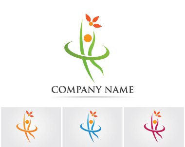 Sağlık ve toplum insanlar logo ve sembolleri