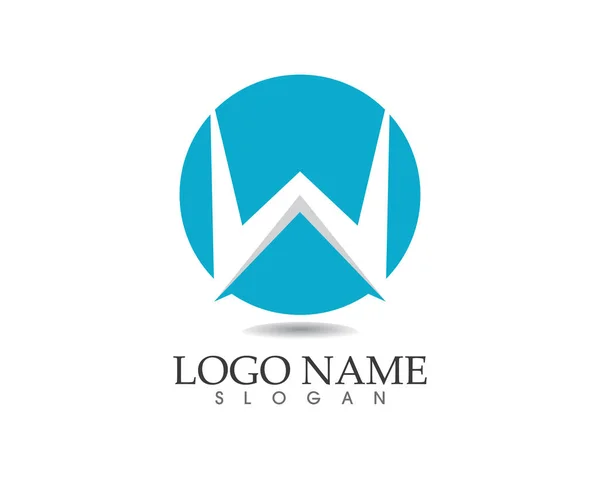 Letra w iconos vectoriales tales logotipos — Vector de stock