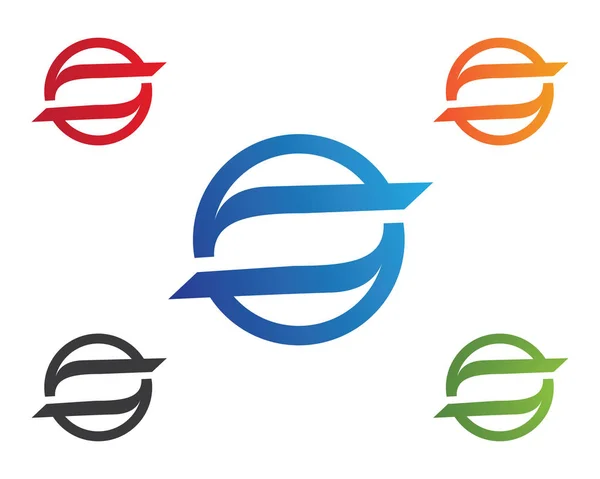 Zakelijke zakelijke brief S logo ontwerp vector — Stockvector