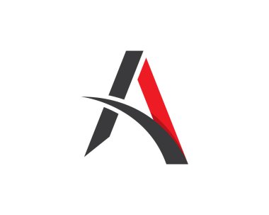 Bir Harf Logosu İş Şablonu Vektör simgesi