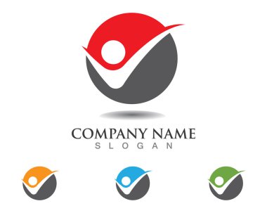 İnsanlar sağlık logo topluluk grup logosu