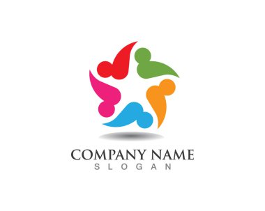 İnsanlar sağlık logo topluluk grup logosu