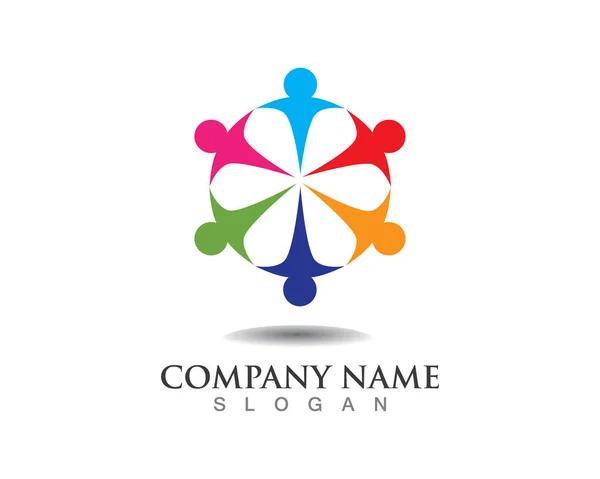 Логотип сообщества логотипов — стоковый вектор