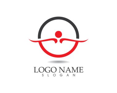  Sağlıklı yaşam Logo şablonu simge vektör