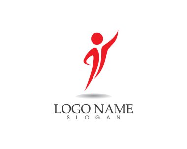  Sağlıklı yaşam Logo şablonu simge vektör
