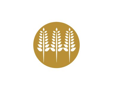 Pirinç ve yulaf logosu ve sembolleri logosu