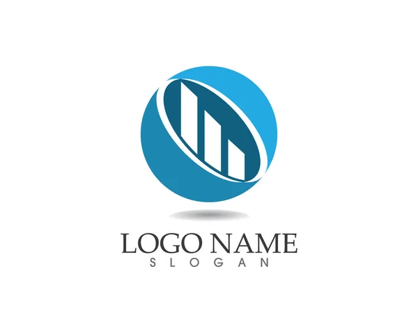 Biznes Finanse logo i symbole — Wektor stockowy