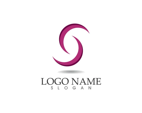 S letras logotipo del negocio — Vector de stock