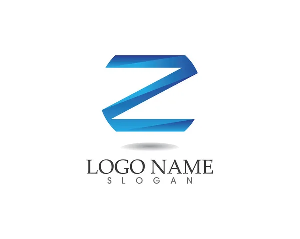 Z letras logotipo e símbolos — Vetor de Stock