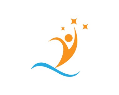 Logo şablonu - başarılı insanlar