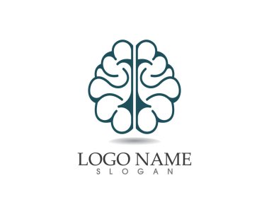 Beyin Logo şablonu ve simgeleri simgeleri app