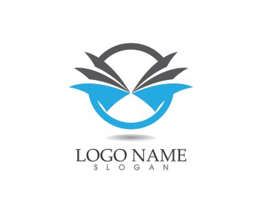 İş logo ve sembolleri kanatlar kuş