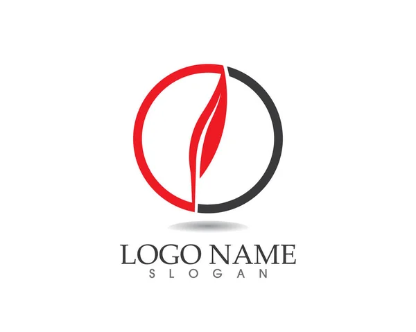 Penna piuma scrivere logo — Vettoriale Stock