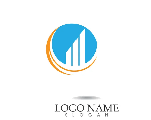 Business Finance Logo vektör şablonu — Stok Vektör