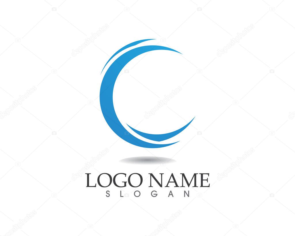 Business circle logo and symbols template
