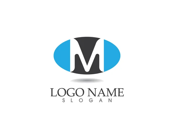 M logo letter vector template — Stock Vector