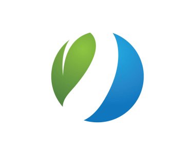 Yeşil doğa logosu ve sembolleri bırakıyor