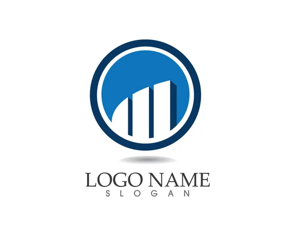 Business finance logotypen vektor ikoner och vektor — Stock vektor