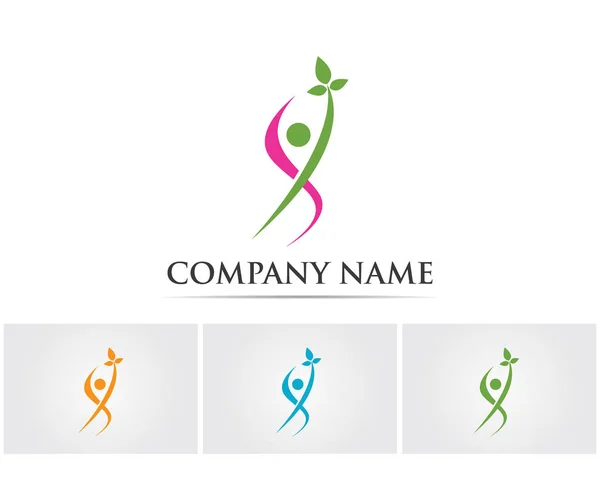 Modèle de logo Success People — Image vectorielle