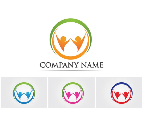 Logo et symboles des professionnels de la santé — Image vectorielle