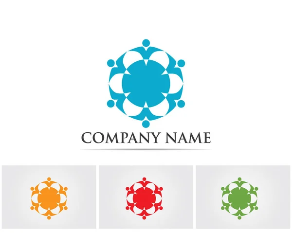 Logo du groupe des personnes communautaires — Image vectorielle