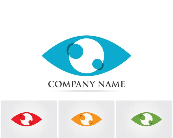 Vecteur - Vecteur de logo de soins oculaires — Image vectorielle