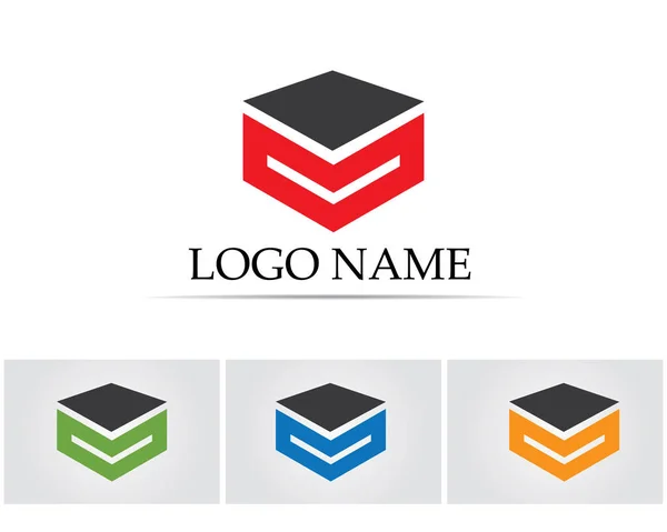 Logo de finanzas empresariales - ilustración del concepto vectorial — Vector de stock